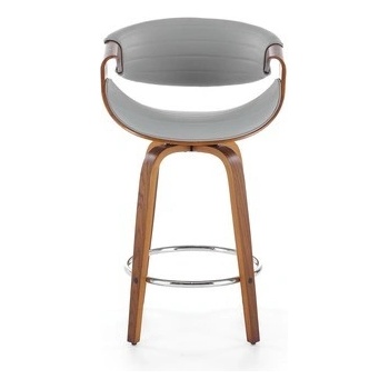 Halmar H123 popelavá Eko-kůže / ořechový