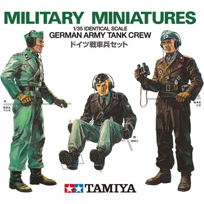 Tamiya Posádka nemeckého tanku 1:35