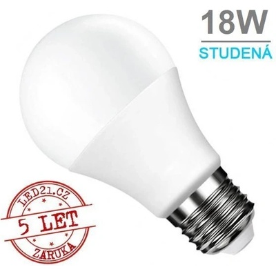 Optonica LED žárovka E27 18W SMD2835 1500 lm CCD Studená bílá