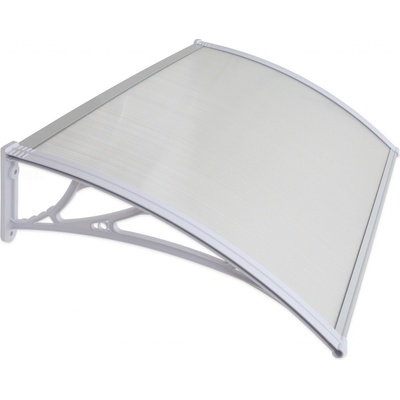 Aldotrade dverná strieška 120 x 80 cm nedelená Lagrada číra