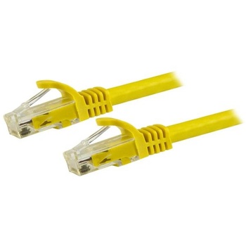 StarTech StarTech. com N6PATC50CMYL мрежов кабел Жълт 0, 5 м Cat6 U/UTP (UTP) (N6PATC50CMYL)