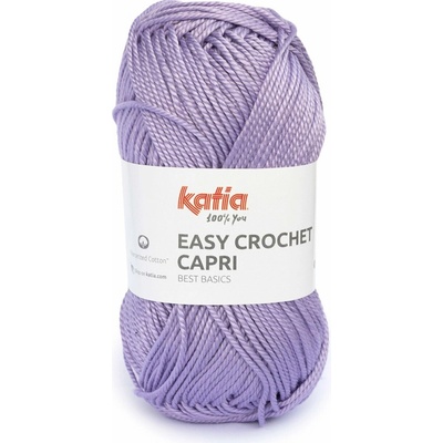 EASY CROCHET CAPRI Katia Farby EASY CROCHET CAPRI: 113 svetlá fialová