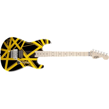 Image 1 of EVH Striped Series Black with Yellow Stripes