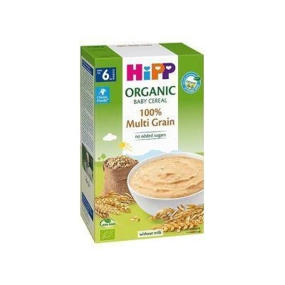 HiPP Био инстантна безмлечна многозърнеста каша hipp, 6+ месеца, 200гр