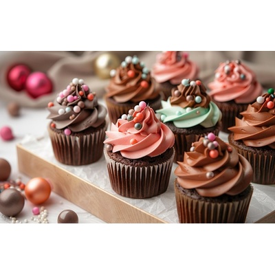 Cukrové zdobení čokoládové perly - Candy Choco Pearls Large Bordeaux - 70 g - FunCakes