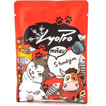 Lyopro CAT s Hovädzím mäsom 85 g
