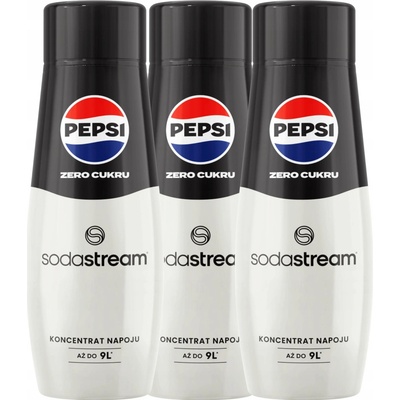 SodaStream koncentrát Pepsi Max 3 x 440 ml