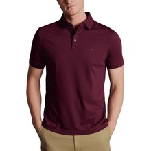 Charles Tyrwhitt Pique Polo Wine Red