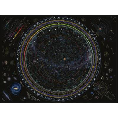 Ravensburger - Puzzle Map of The Universe - 1 500 piese