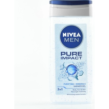 Nivea Men Pure Impact sprchový gél 250 ml