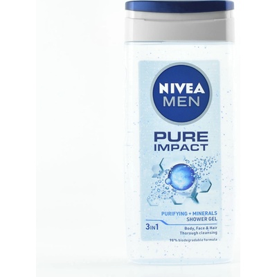 Nivea Men Pure Impact sprchový gél 250 ml