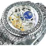 Forsining Часовник forsining mo-21618 - Сребрист kp21618 Часовници