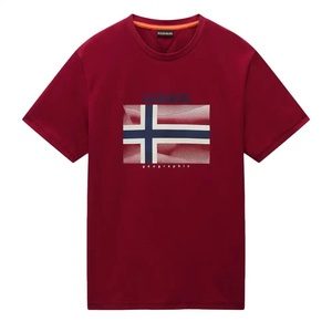 Napapijri Тениска Napapijri S-Lari tibetian red M