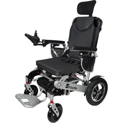 Eroute 8000F Elektrický invalidný vozík s automatickým samoskladaním Čierna