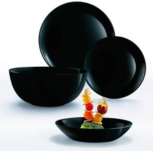 Luminarc Jedálenská súprava Diwali Black 19 ks