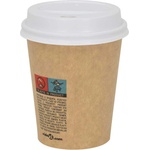vidaXL Хартиена чаша за кафе капачки Ø80 mm 8oz 1000 бр (4102803)