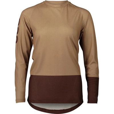 POC W's MTB Pure LS Jersey Jasper Brown/Axinite Brown
