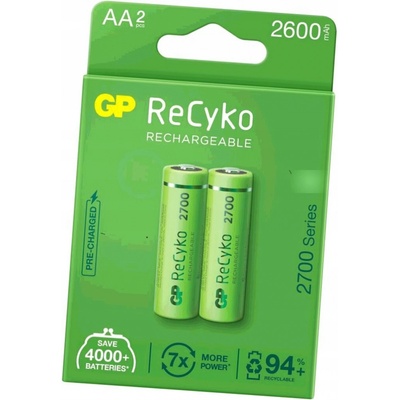 GP ReCyko 2700 AA 2ks 1032222270 – Zboží Živě