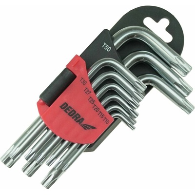 Dedra Sada krátkych TORX kľúčov 9 ks DED-06F220