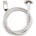 HARAHU Usb заряден кабел 3в1 с магнитни накрайници - Сребрист kp30707