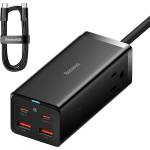 Baseus GaN3 Pro 100W захранващо зарядно/кабел - Baseus (PSZM000201) - черен