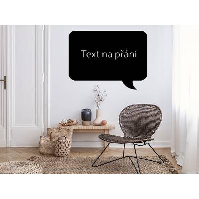Nalepte.cz Bublina s textom na prianie 1 nálepka na stenu 100 x 75 cm