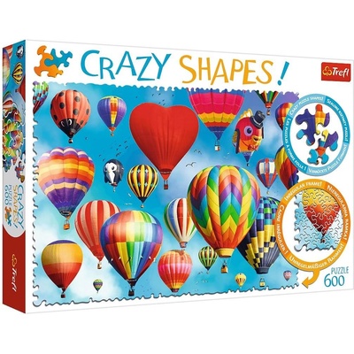Trefl Crazy Shapes Barevné balony 600 dílků