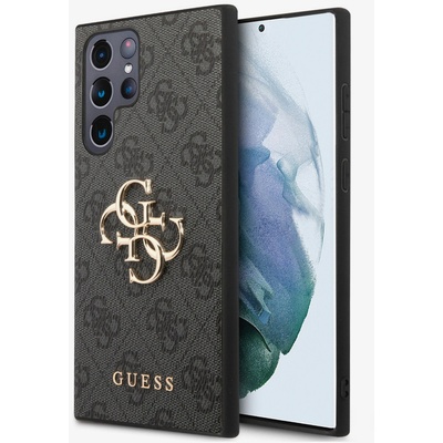 GUESS PU 4G Metal Logo Zadní Kryt pro Samsung Galaxy S24 Ultra Grey Калъф за телефон Guess | Lilav | ЖЕНИ | UNI