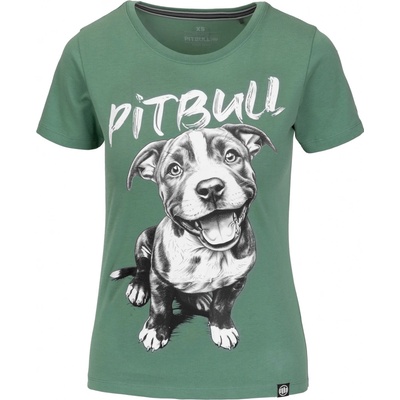 PitBull West Coast dámské triko PUPPY 2 mintové