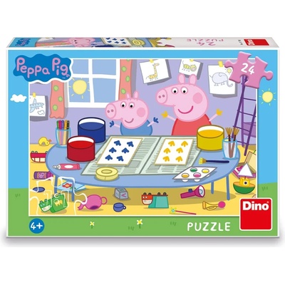Dino - Puzzle Peppa pig: Maliar - 1 - 39 piese