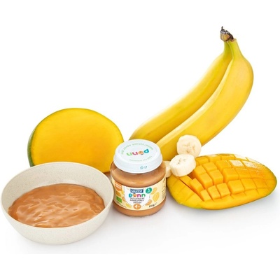 Salvest Põnn Bio Mangovo banánové pyré s jáhly 130 g