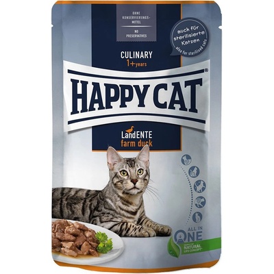 Happy Cates Meat in Sauce Culinary Land Ente 85 g