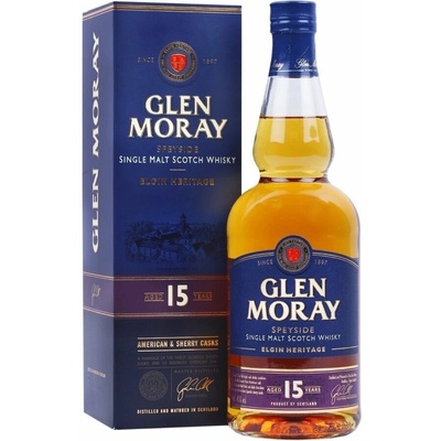Glen Moray Heritage Scotch 15y 40% 0,7 l (kartón)