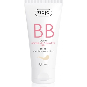 Ziaja BB Cream BB крем за нормална и суха кожа цвят Light 50ml