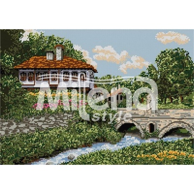 Milena Style Етъра 1 - гоблен със схема конци dmc 1: 4