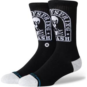 STANCE чорапи The Offspring - SMASHED CREW/BLK - STANCE - A556A25SMA-BLK