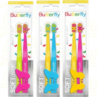 SOFTdent Butterfly Babysoft 2 ks