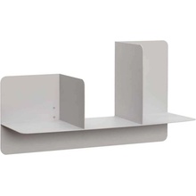 Hübsch Polička FOLD Double 60 cm šedá