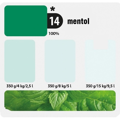 KITTFORT COLORLINE 0,35 kg Mentol