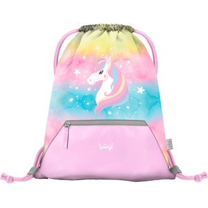 Baagl Торба с джоб Rainbow Unicorn BAAGL | Rozov | Момичешки | ONE SIZE
