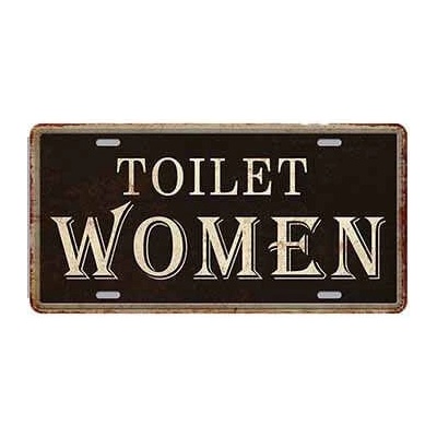 Ceduľa značka Toilet Woman