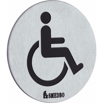 SMEDBO SO - XTRA FS959 - Piktogram WC bezbariérové samolepiaci Výška: 76 mm