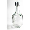 PRACTIC Skleněná karafa na koření, 150 ml, stříbrné víčko transparentní