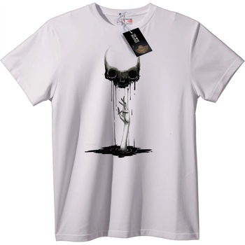 NOONEBRAND Тениска Череп и Ръка - 2XL, Black