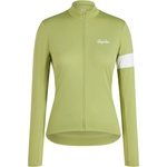 Rapha Дамска фланелка с дълъг ръкав за колоездене Rapha Women's Core Thermal Long Sleeve Jersey Cycling jersey - Fern / White (156-2707-0614)