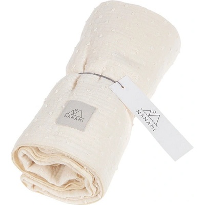 Nanami Swaddle Woven Dot Cream