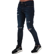 Ringspun Mens Hercules Ripped skinny fit Jeans Denim