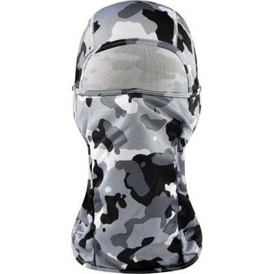 Kukla na tvár elastická outdoor UNISEX - čiernobiela kamufláž