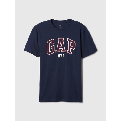 GAP tričko s logem NYC Tmavě modrá