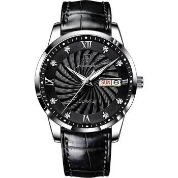 Poedagar Часовник poedagar ki-35023 - Черен kp35023 (ki-35023)